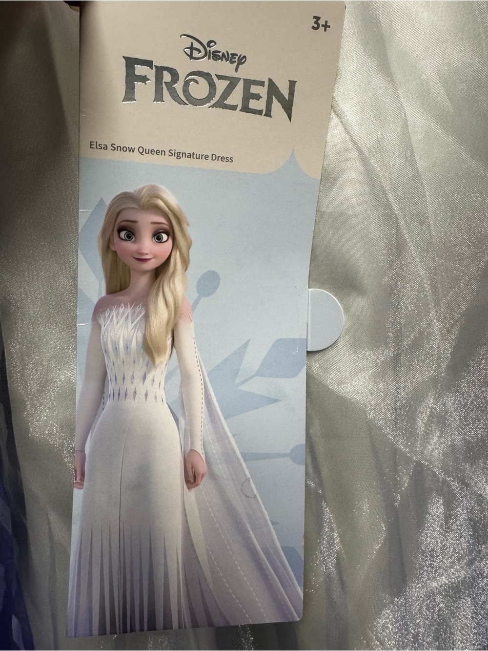 Disney Girls' Iridescent White and Purple Elsa Costume Dress size 7-8 - Picture 4 of 13